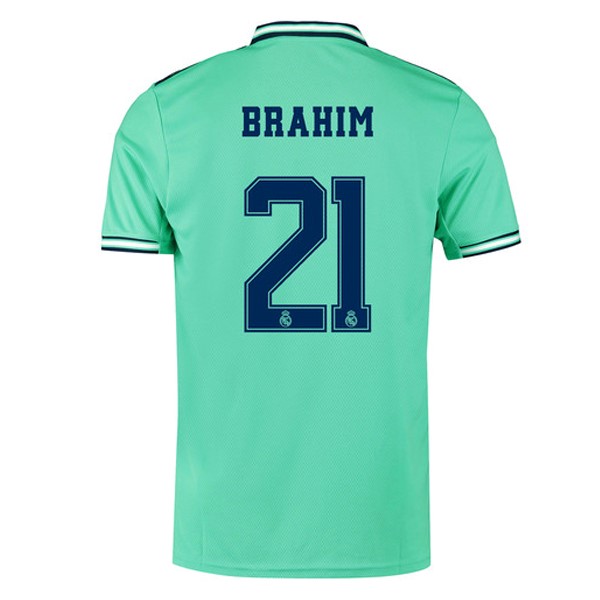 Camiseta Real Madrid NO.21 Brahim 3ª Kit 2019 2020 Verde
